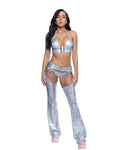 Silver Monogram Belted Festival Chaps - Melted Glam LLC