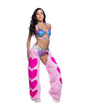 Faux Fur Heart Chaps - Melted Glam LLC