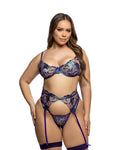 Electric Shimmer Garter Set - Melted Glam LLC