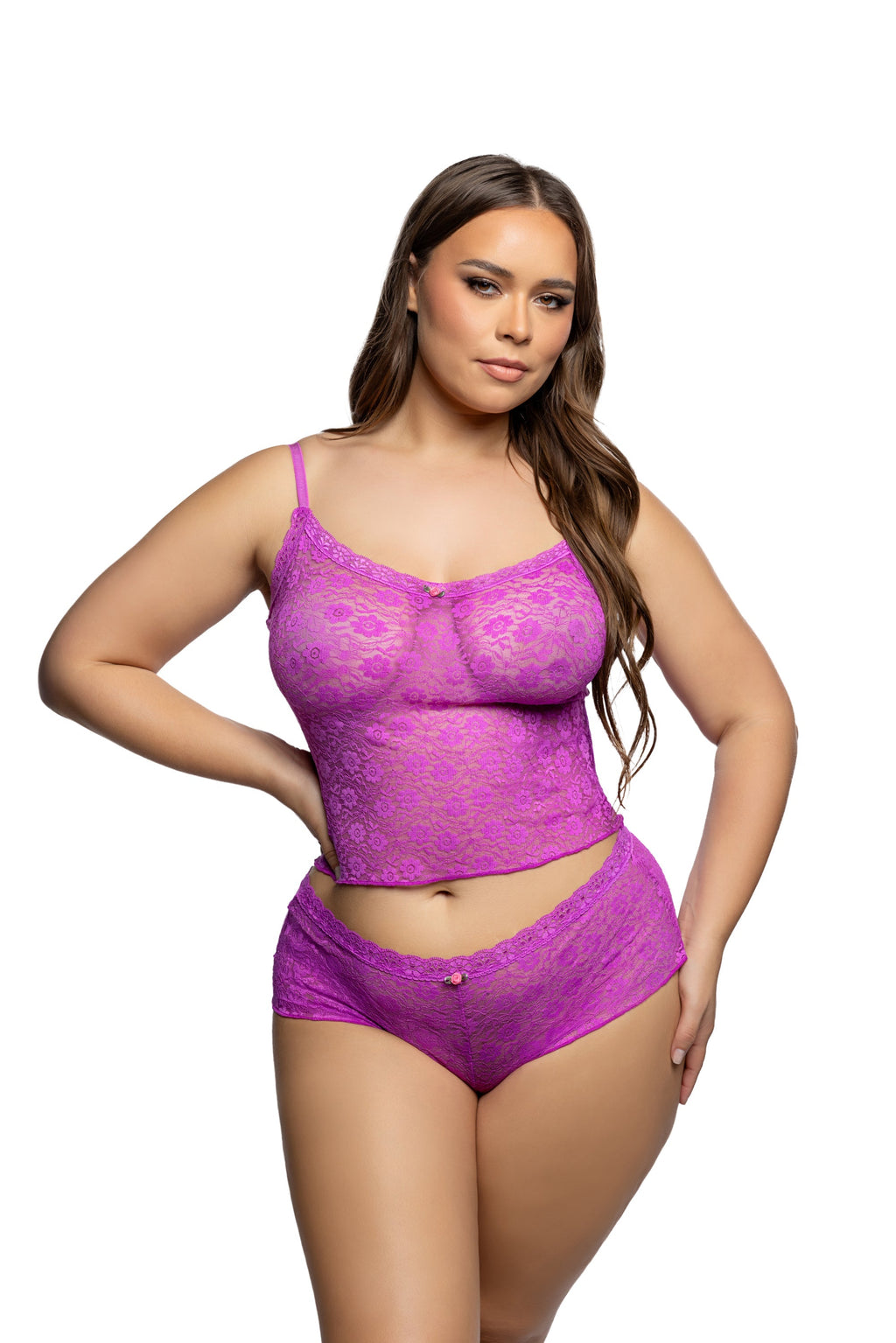 Midnight Muse Lace Cami & Short Set - Melted Glam LLC