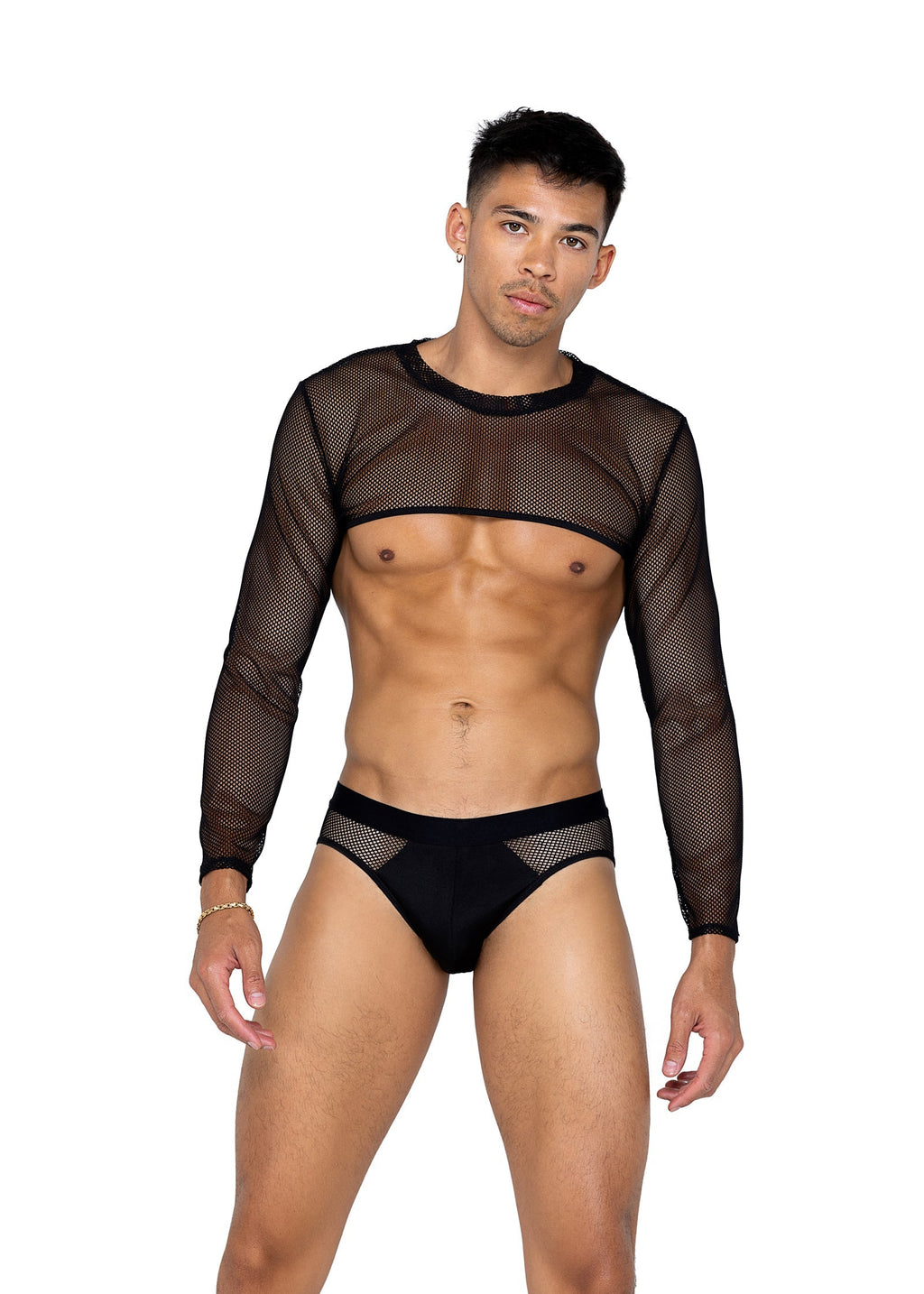 Mens X-Posed Crop Top -lingerie- Melted Glam LLC
