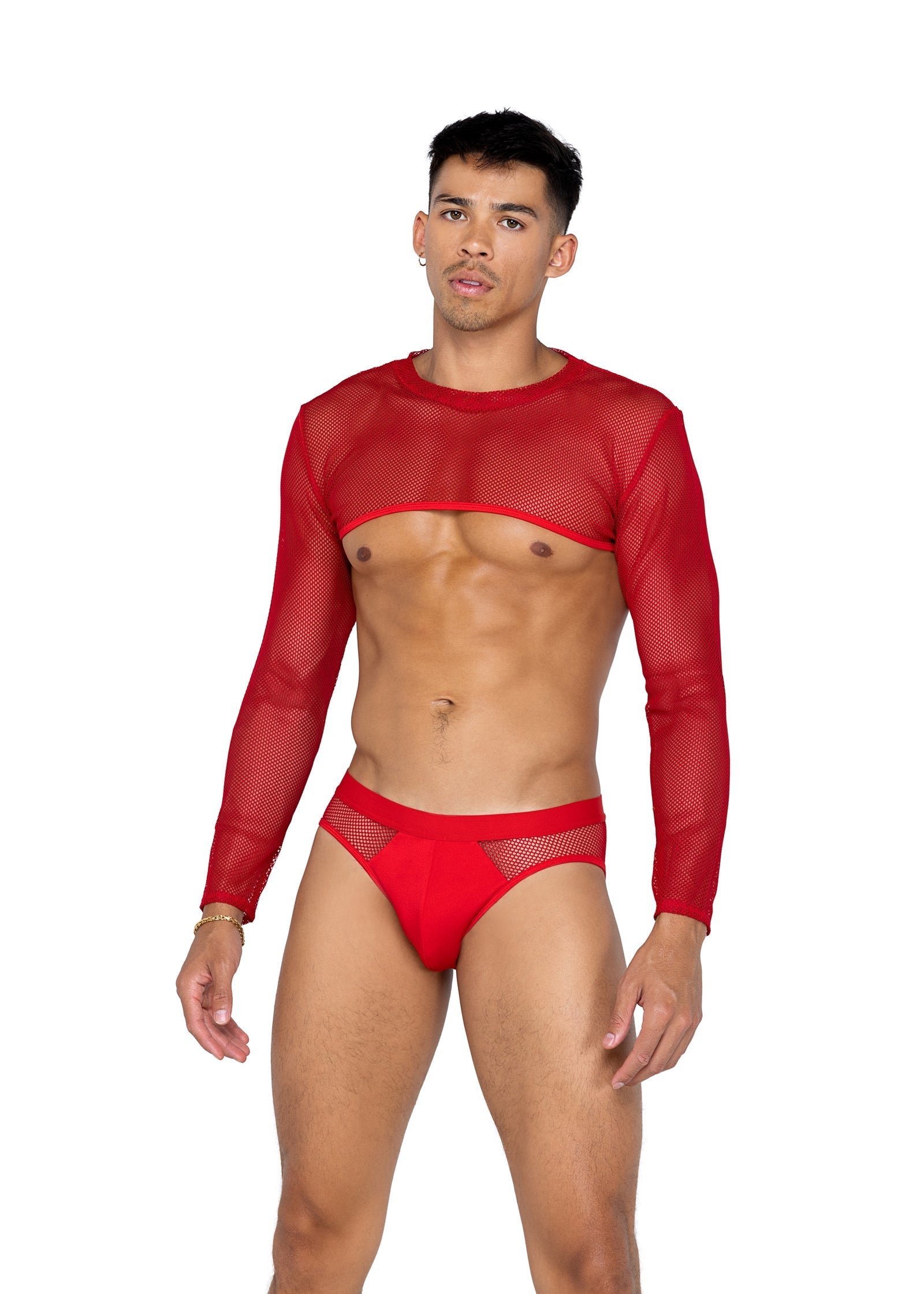 Mens X-Posed Crop Top -lingerie- Melted Glam LLC
