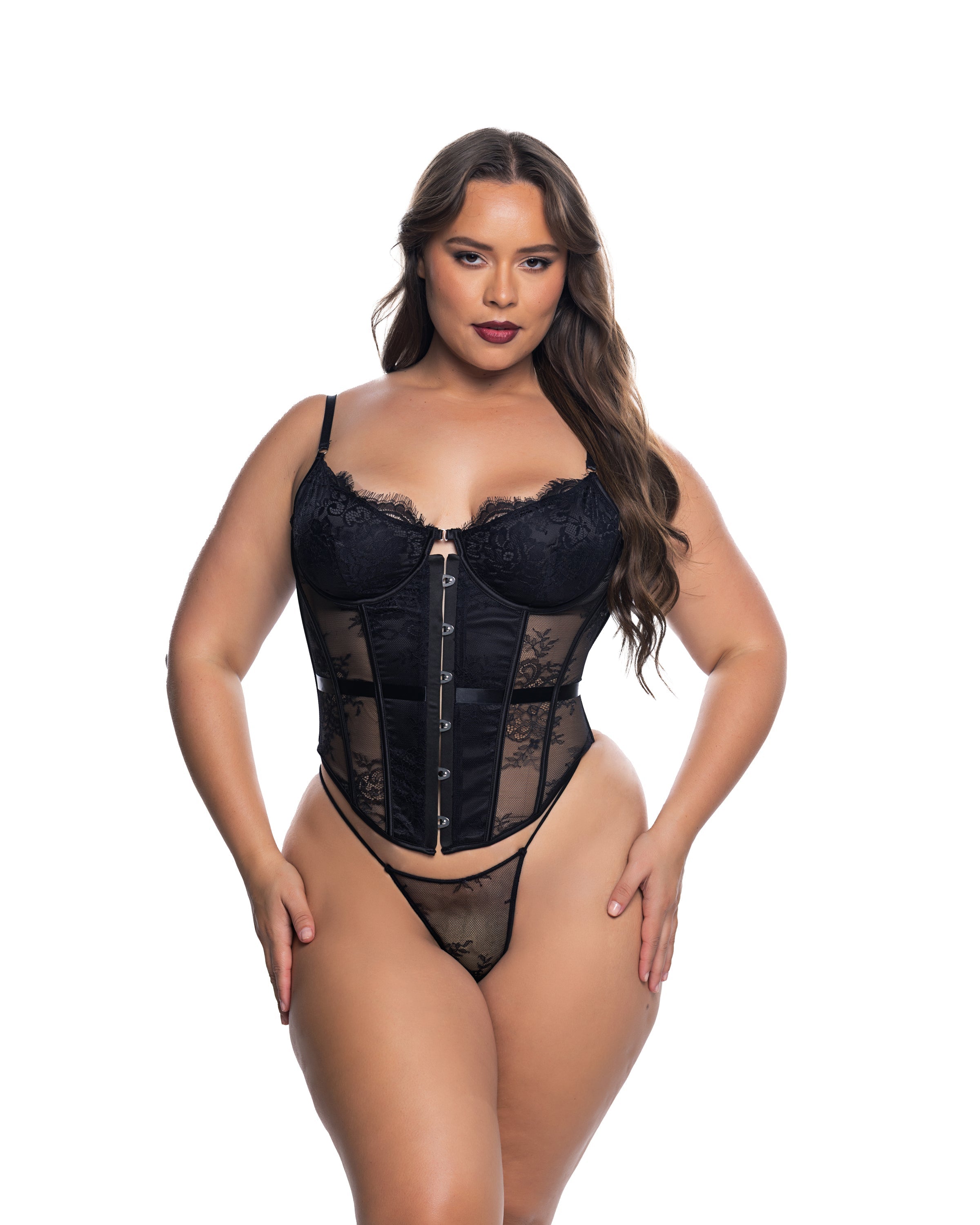 Essentials Lace Corset - Melted Glam LLC