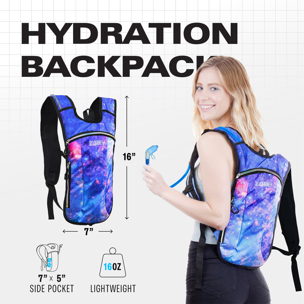 Hydration Pack Backpack (Small) -Hydration Pack (S)- Melted Glam LLC
