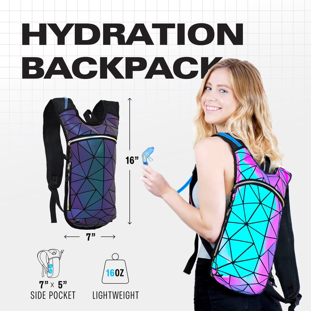 Hydration Pack Backpack (Small) -Hydration Pack (S)- Melted Glam LLC