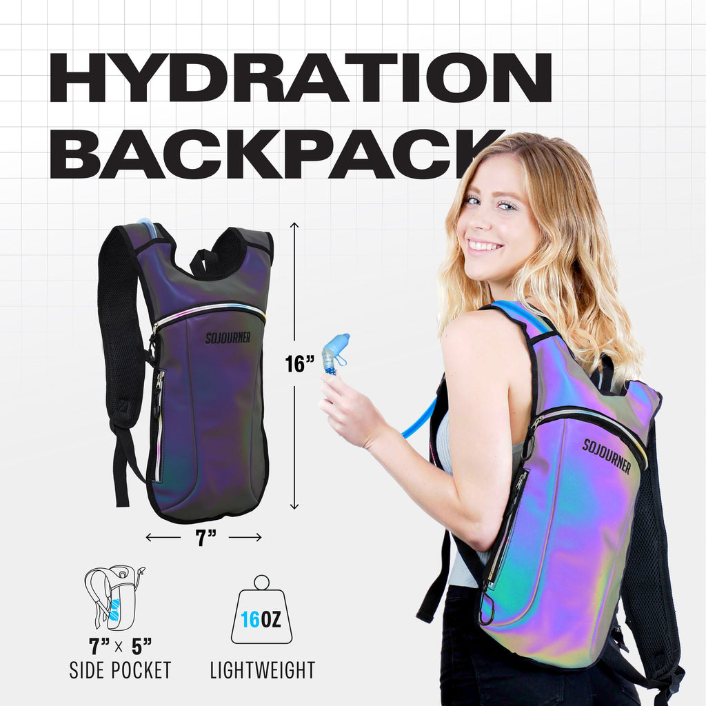 Hydration Pack Backpack (Small) -Hydration Pack (S)- Melted Glam LLC