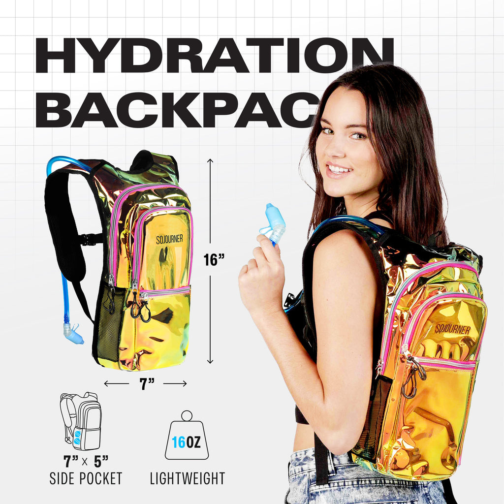 Hydration Pack Backpack (Medium) -Hydration Pack (M)- Melted Glam LLC