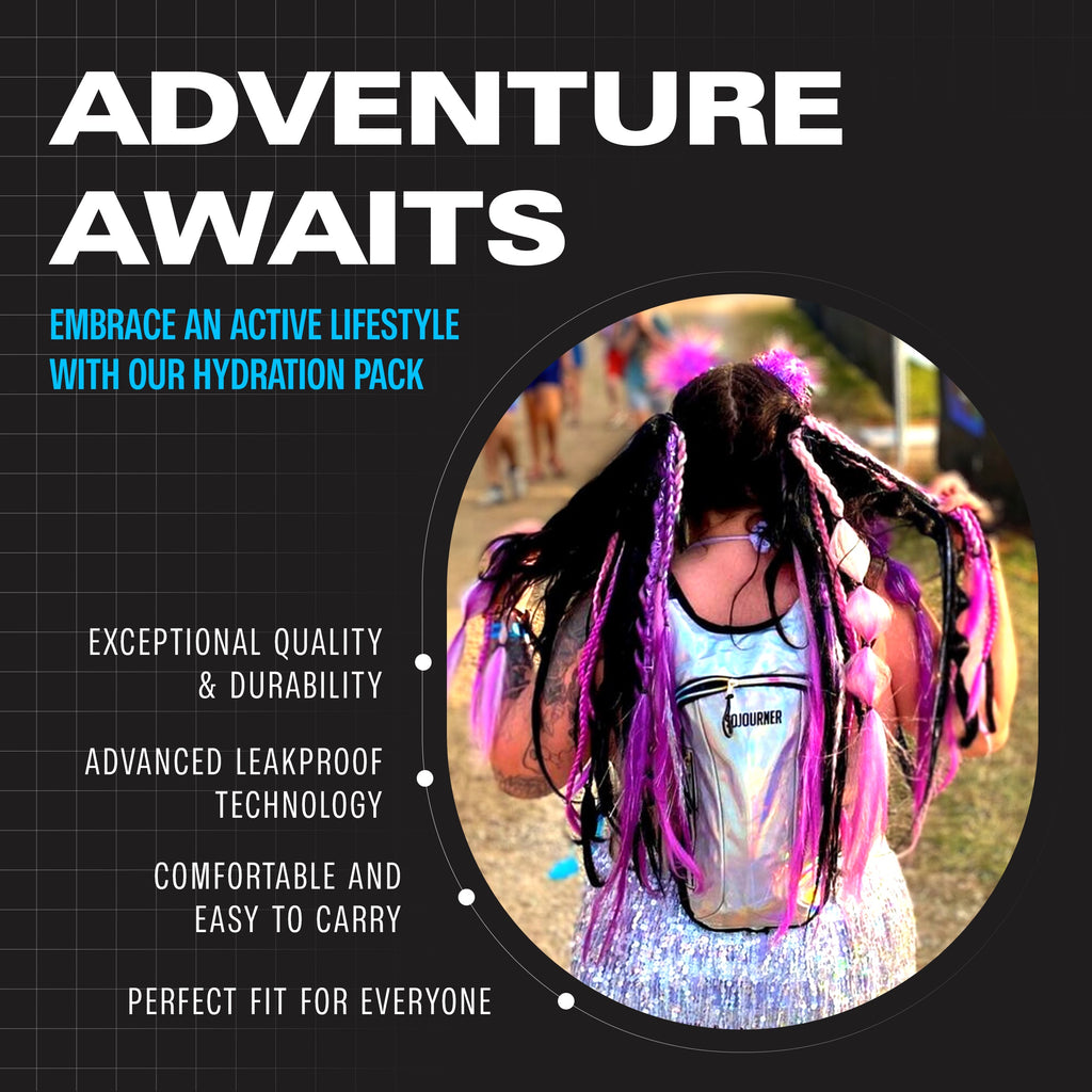 Hydration Pack Backpack (Small) -Hydration Pack (S)- Melted Glam LLC