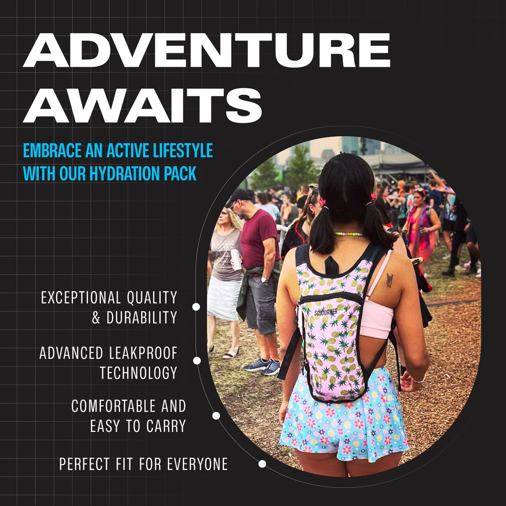 Hydration Pack Backpack (Small) -Hydration Pack (S)- Melted Glam LLC