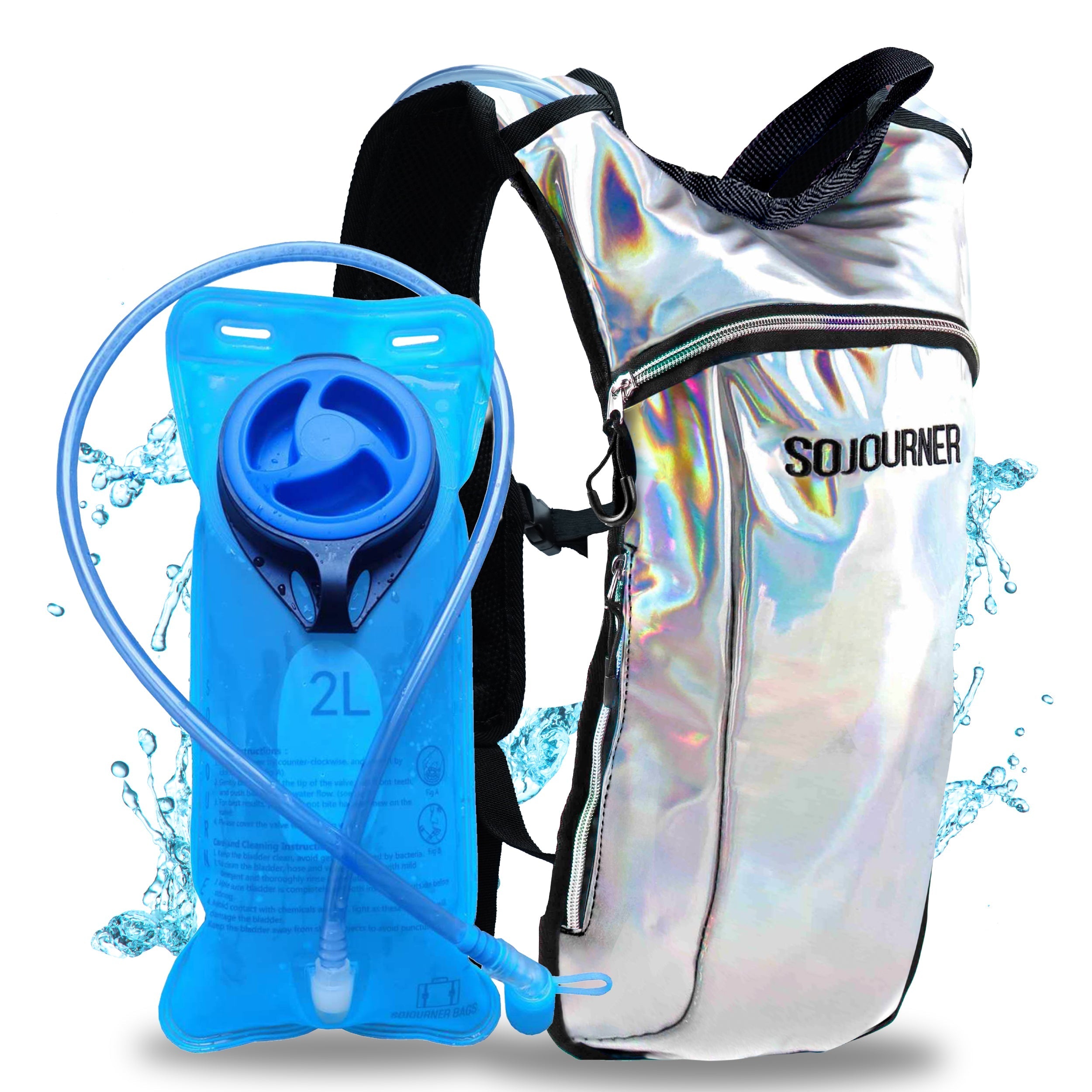 Hydration Pack Backpack (Small) -Hydration Pack (S)- Melted Glam LLC