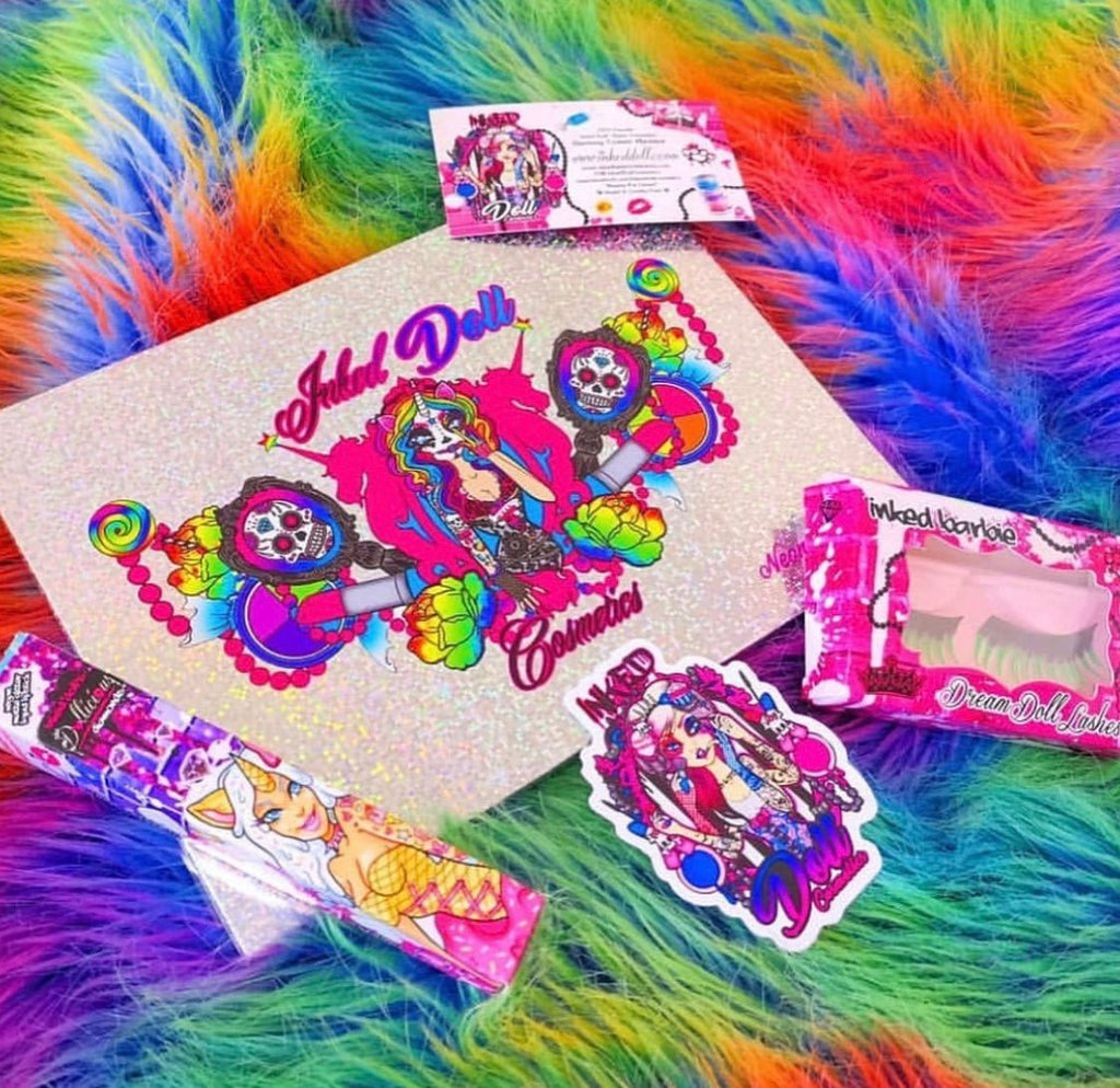 NEON LIGHTS (24PC) *BLACKLIGHT!* Pigment/Glitter Pallete! -Makeup Palette- Melted Glam LLC