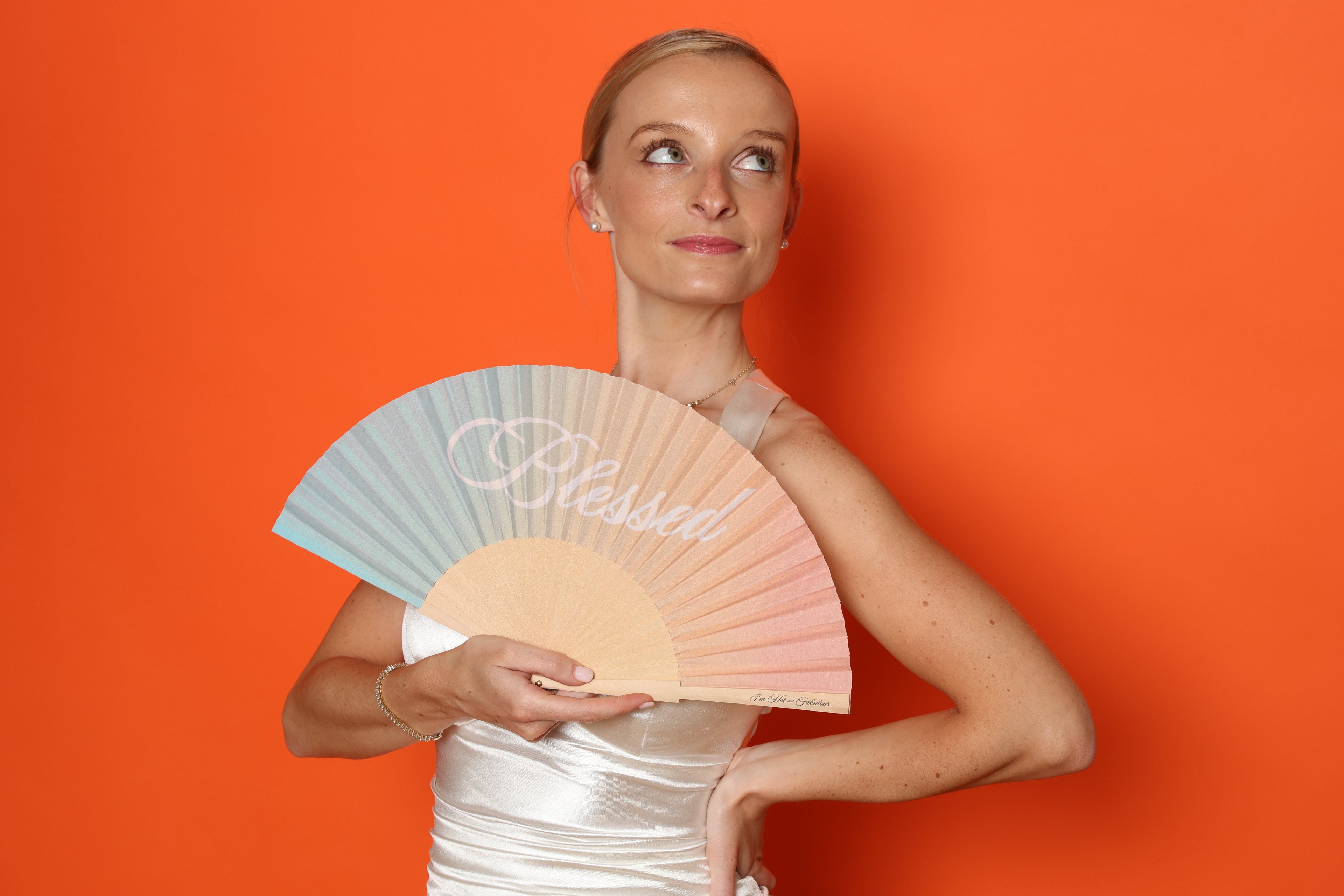 Blessed Hand Fan -Hand fan- Melted Glam LLC