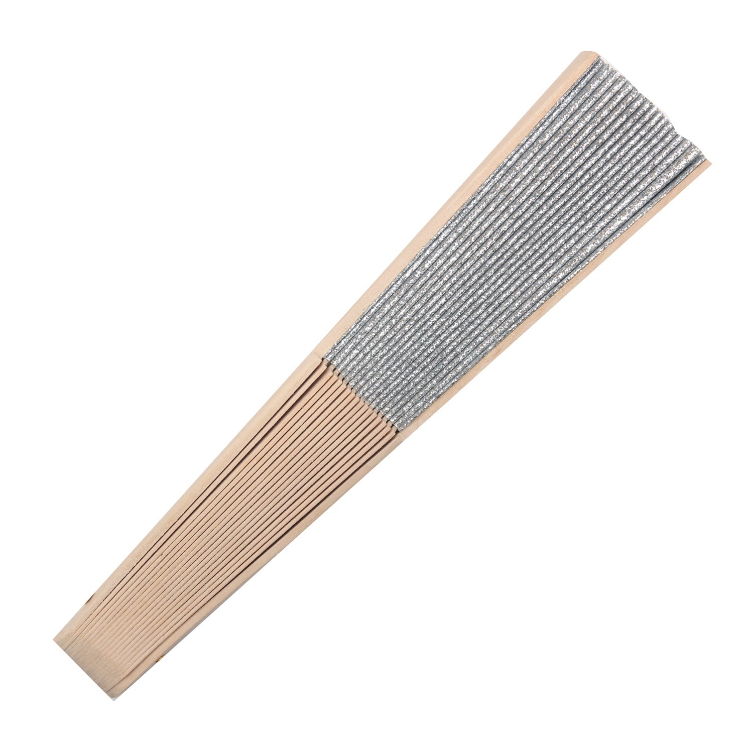 Silver Sparkle Hand Fan -Hand fan- Melted Glam LLC