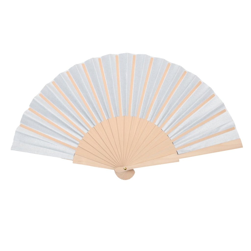 Silver Sparkle Hand Fan -Hand fan- Melted Glam LLC