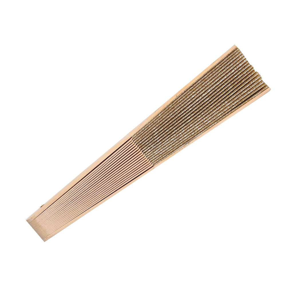 Gold Sparkle Hand Fan -Hand fan- Melted Glam LLC