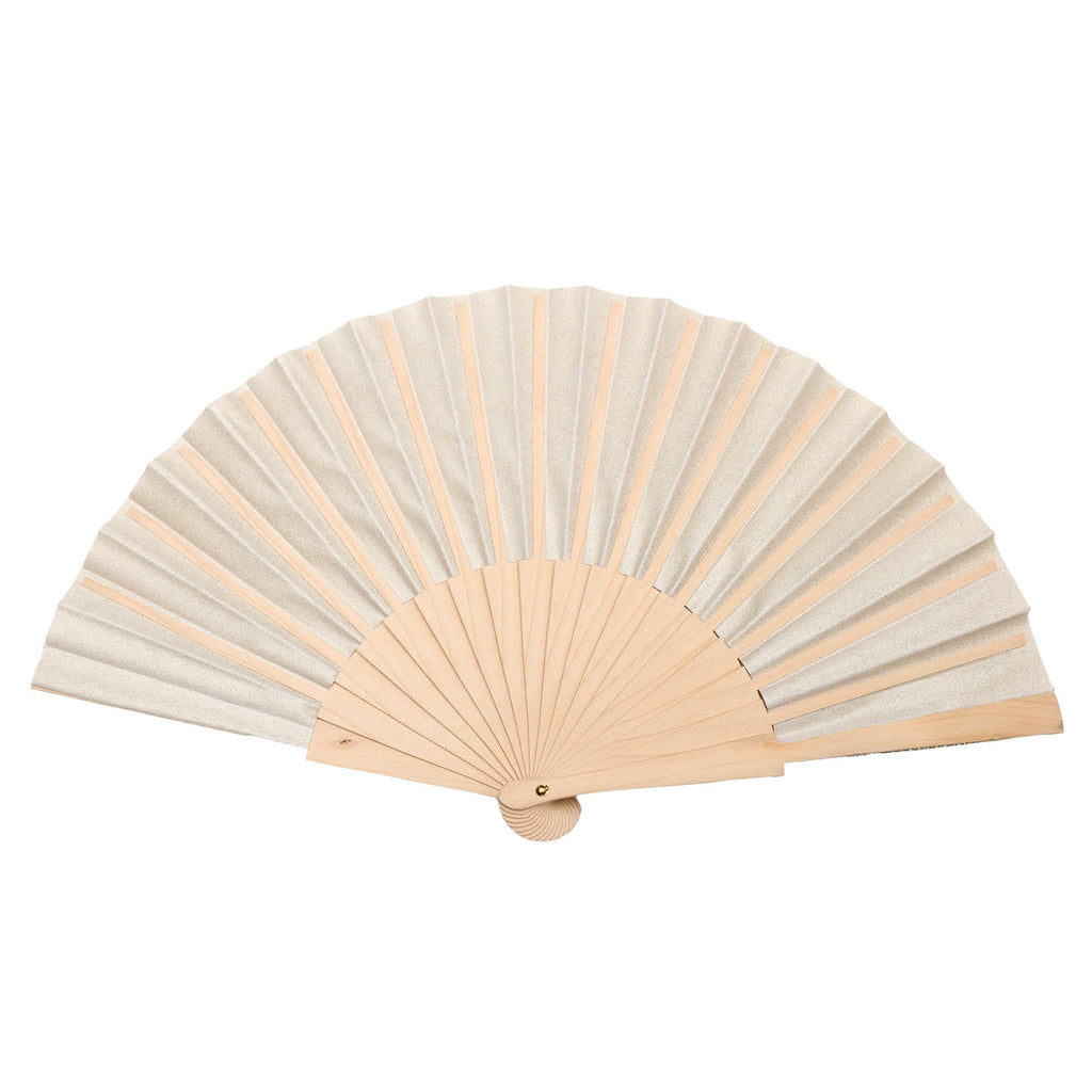 Gold Sparkle Hand Fan -Hand fan- Melted Glam LLC