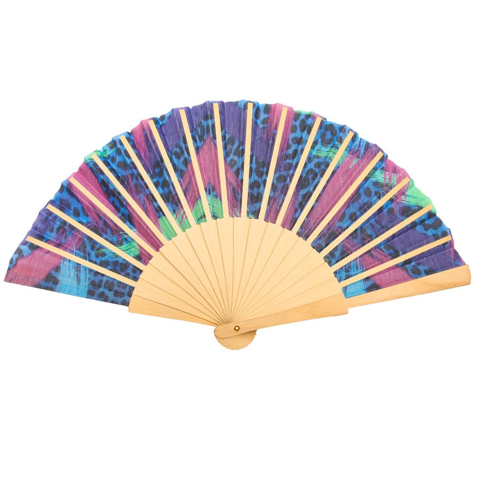 Pop Leopard Hand Fan -Hand fan- Melted Glam LLC
