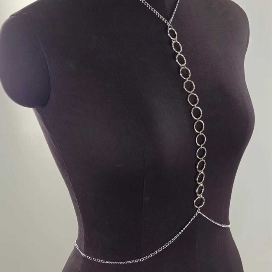Sexy Layered Waist Chain Bikini Bra Chain Body Jewelry -Body Jewelry- Melted Glam LLC