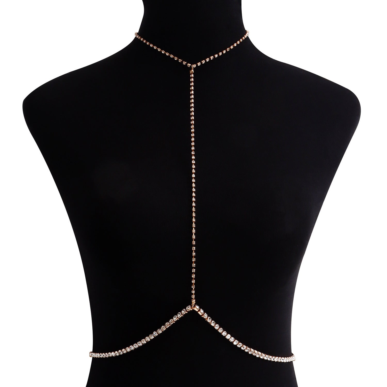 Sexy Body Rhinestone Chain Body Jewelry Multilayer Bikini Waist Chain -Body Jewelry- Melted Glam LLC