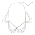 Sexy Beach Bikini Thin Belly Chain Simple Geometric Exaggerated Fringe Waist Chain Jewelry -Body Jewelry- Melted Glam LLC