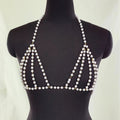 Sexy Beach Bikini Lingeries Bra Pearl body Chain -Body Jewelry- Melted Glam LLC