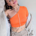 Sexy Bikini Pearl Breast Chain for Girls -Body Jewelry- Melted Glam LLC