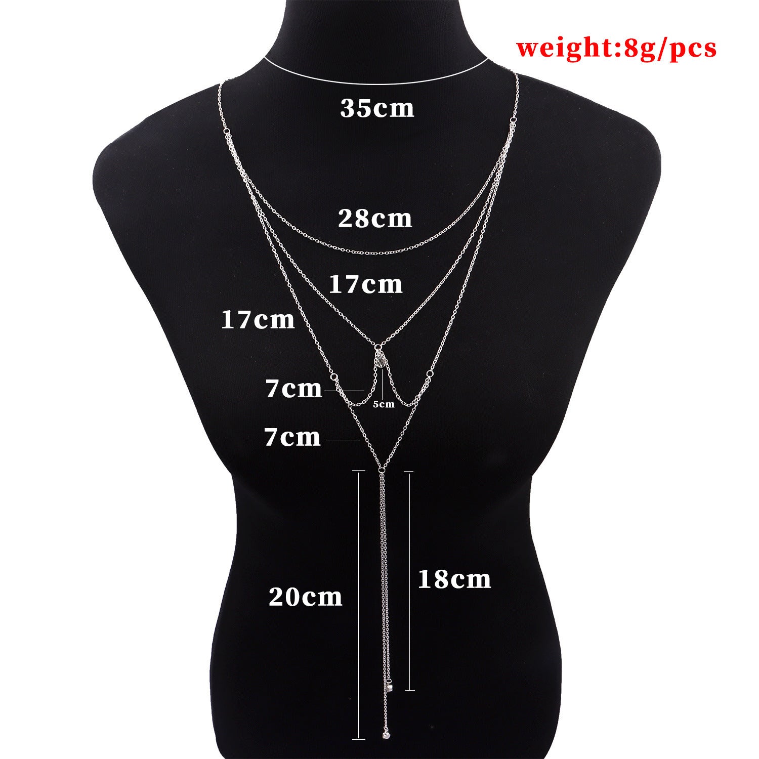 Sexy Body Chain Dress Body Jewelry Multilayer Bikini Waist Chain -Body Jewelry- Melted Glam LLC