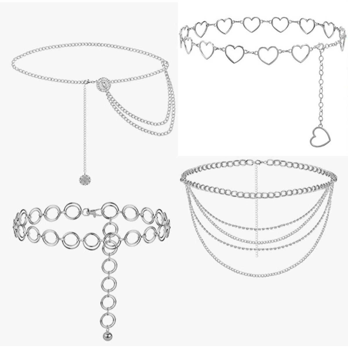 Layered Coin Belly Chain Bikini Belt Chain Gold Coin Tassels Waist Body Jewelry -Body Jewelry- Melted Glam LLC