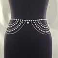 Multi Layer Belly Body Chain Bikini Metal Rave Body Waist Chain -Body Jewelry- Melted Glam LLC
