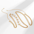 Sexy Body Chain Pearl Layered Bra Chain Women Fashion Bikini Jewelry -Body Jewelry- Melted Glam LLC