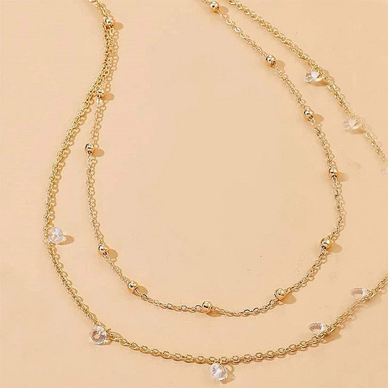 Boho Rhinestone Body Chains Bikini Belly Chain -Body Jewelry- Melted Glam LLC