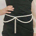 Pearls Body Chain Panties Tassel Bikini Waist Belt Belly Chain -Body Jewelry- Melted Glam LLC