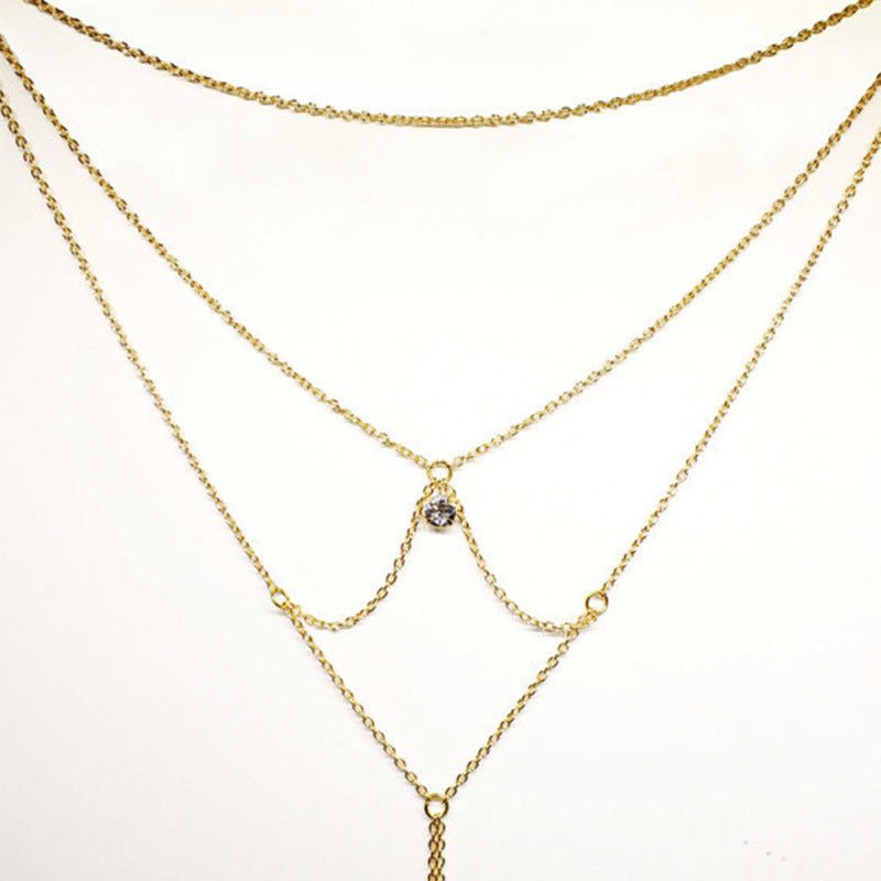 Sexy Body Chain Dress Body Jewelry Multilayer Bikini Waist Chain -Body Jewelry- Melted Glam LLC