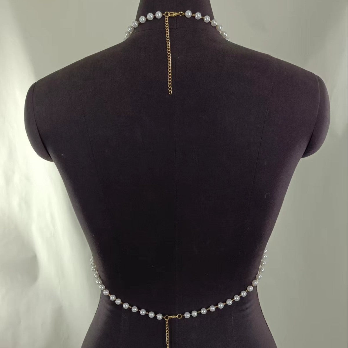Sexy Beach Bikini Lingeries Bra Pearl body Chain -Body Jewelry- Melted Glam LLC