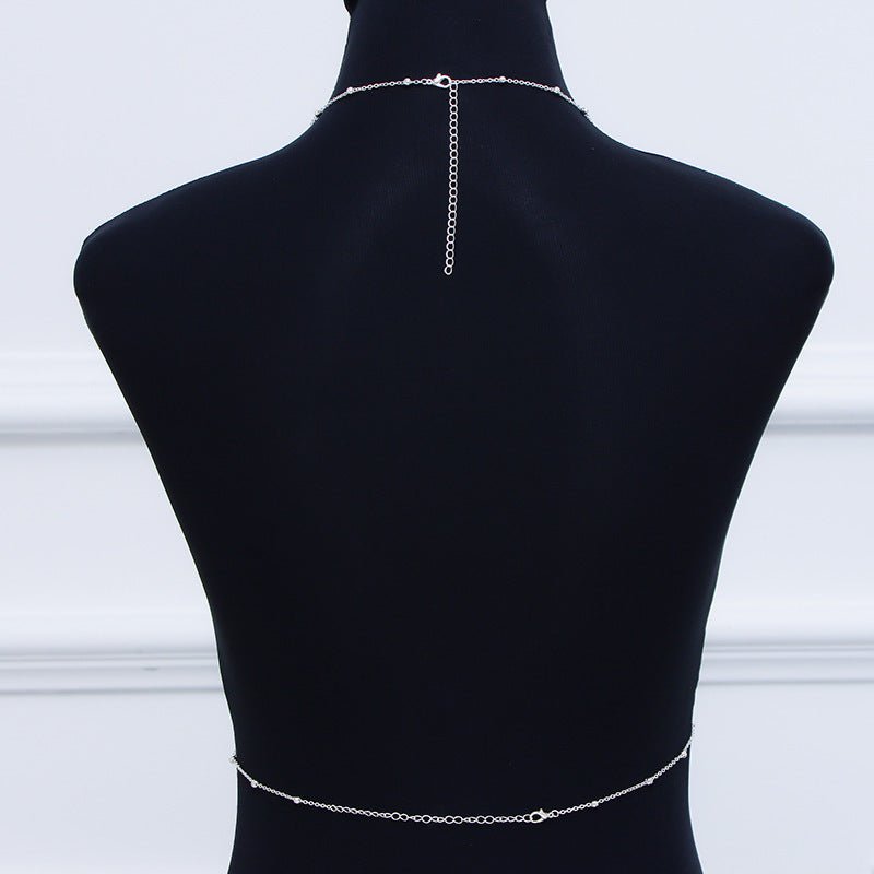 Fashion Waist Sexy Gold Silver Plated Body Chain Bra Bikini Beach Harness Chain -Body Jewelry- Melted Glam LLC