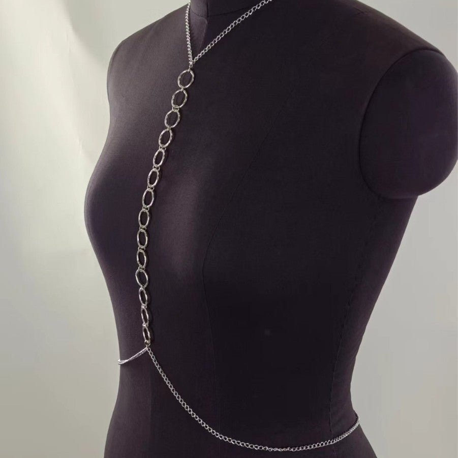 Sexy Layered Waist Chain Bikini Bra Chain Body Jewelry -Body Jewelry- Melted Glam LLC