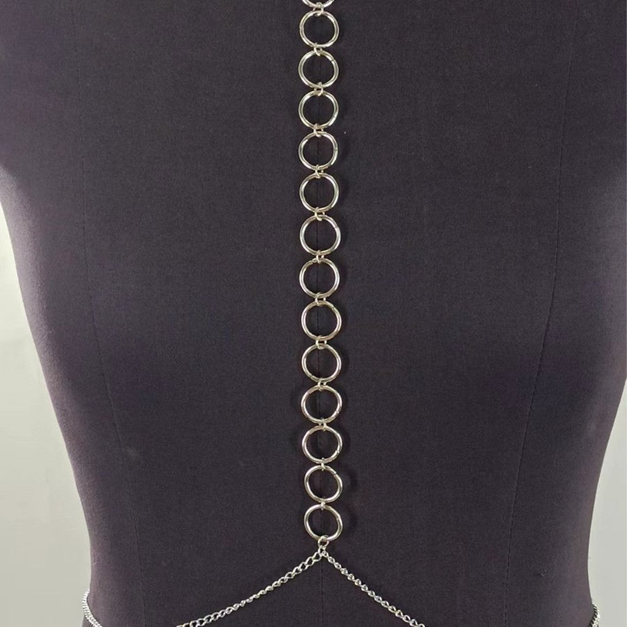 Sexy Layered Waist Chain Bikini Bra Chain Body Jewelry -Body Jewelry- Melted Glam LLC