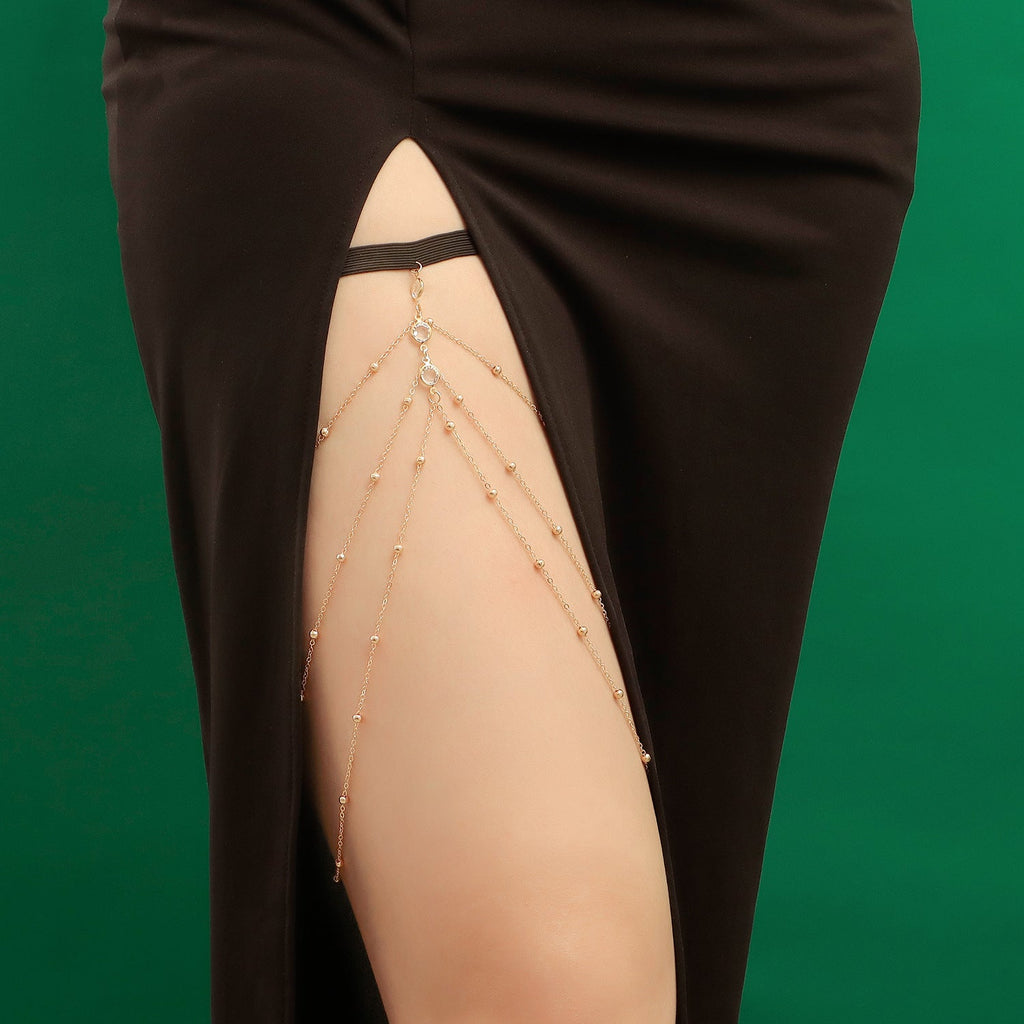 Sexy Beach Rhinestone Body Chain Thigh Chain -Body Jewelry- Melted Glam LLC