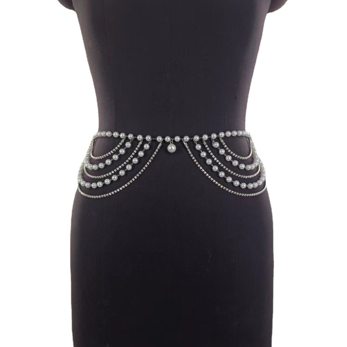 Multi Layer Belly Body Chain Bikini Metal Rave Body Waist Chain -Body Jewelry- Melted Glam LLC