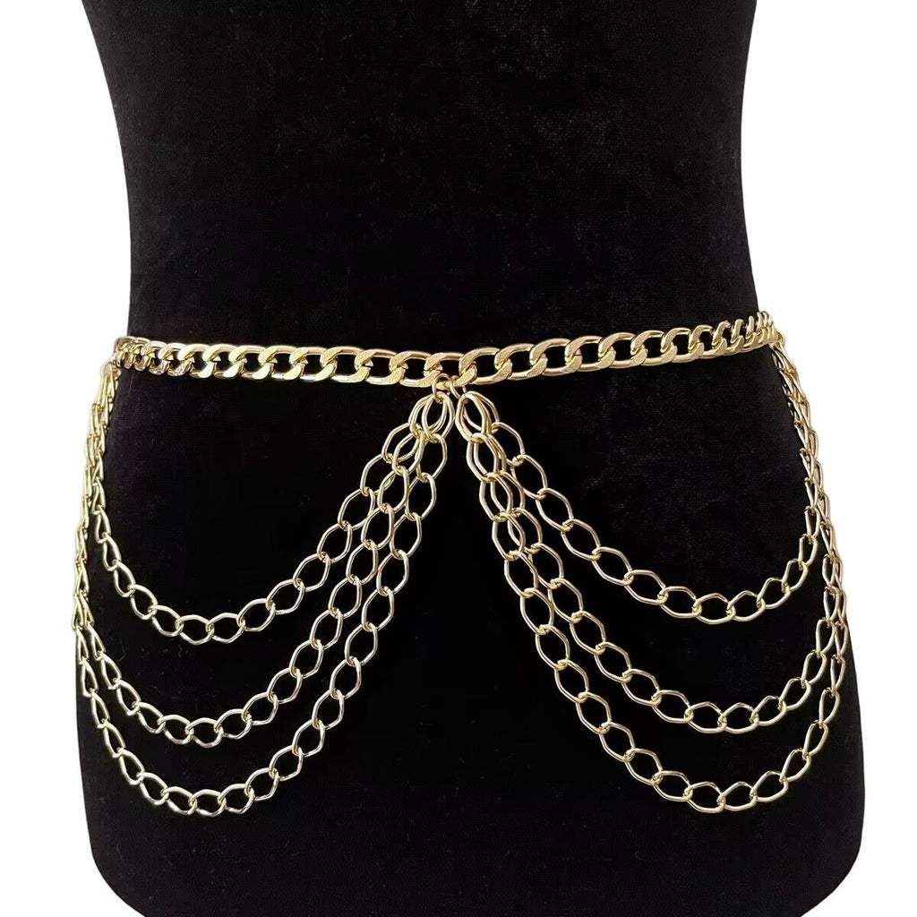 Sexy Bikini Rhinestone Body Chain -Body Jewelry- Melted Glam LLC