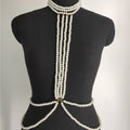 Sexy Bikini Pearl Chest Chain -Body Jewelry- Melted Glam LLC