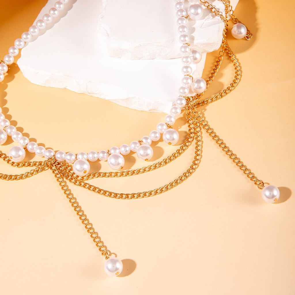 Multi Layer Belly Body Chain Bikini Metal Rave Body Waist Chain -Body Jewelry- Melted Glam LLC