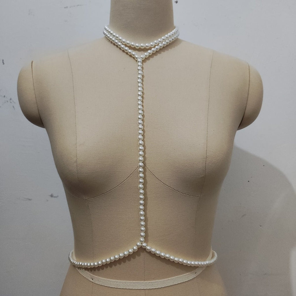 Sexy Pearl Bikini Body Jewelry -Body Jewelry- Melted Glam LLC