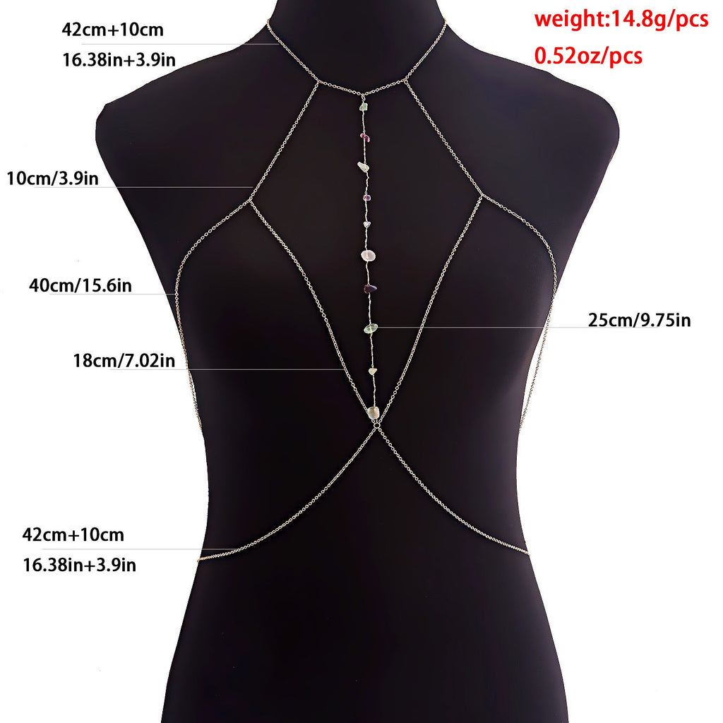 Bikini Chain Punk-style Nightclub Sexy Halter Body Waist Chain -Body Jewelry- Melted Glam LLC