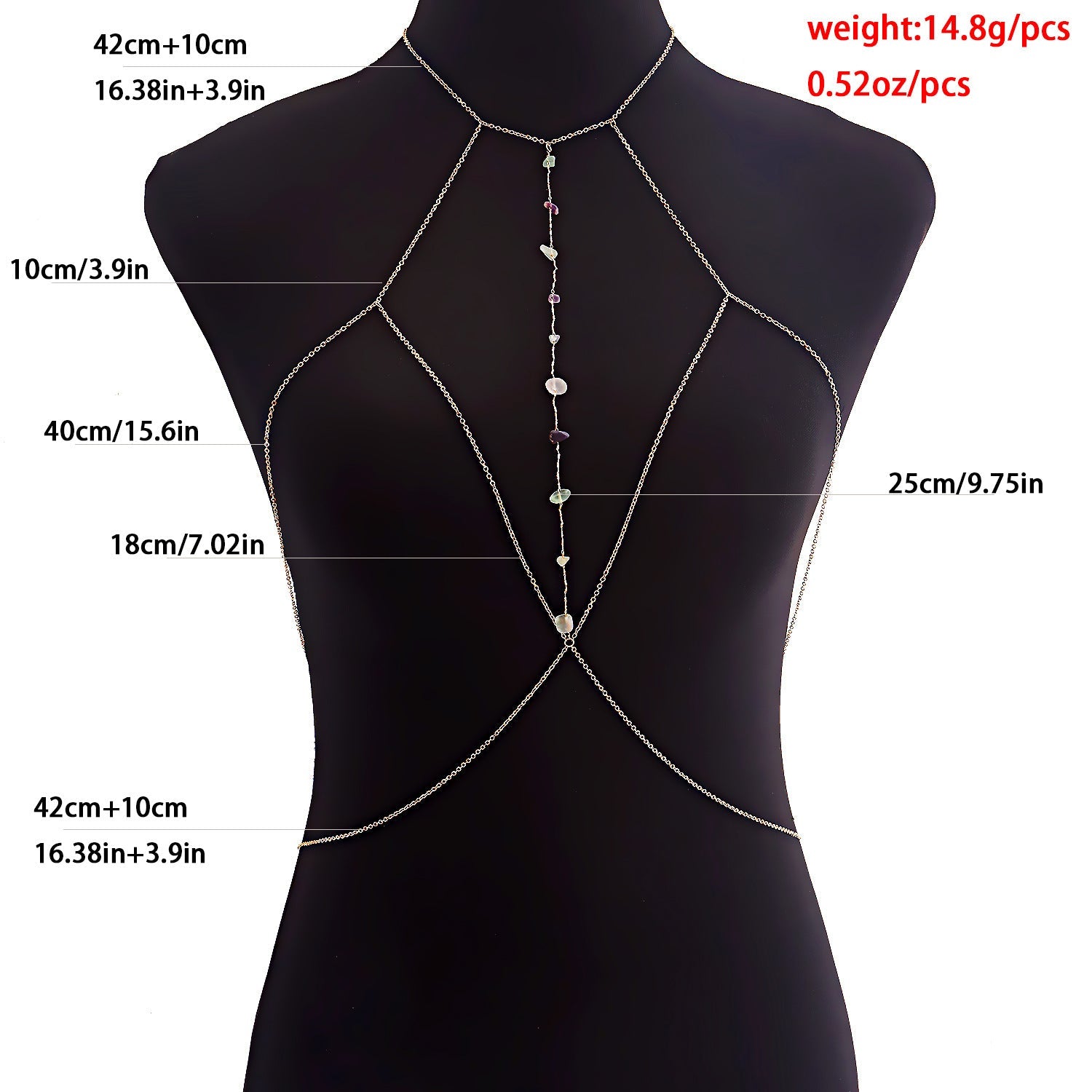 Bikini Chain Punk-style Nightclub Sexy Halter Body Waist Chain -Body Jewelry- Melted Glam LLC