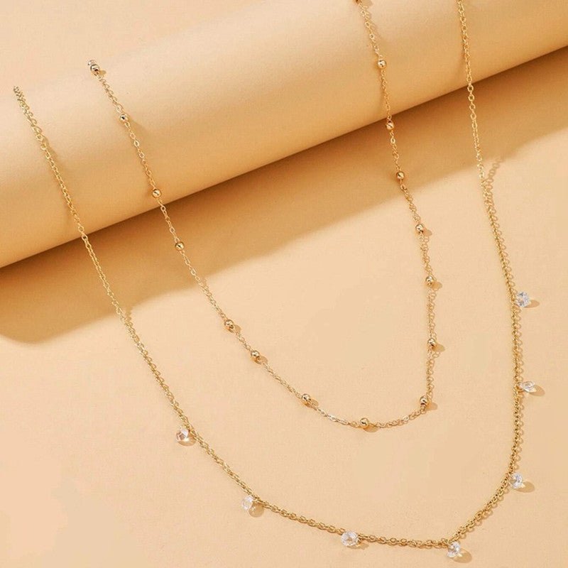 Boho Rhinestone Body Chains Bikini Belly Chain -Body Jewelry- Melted Glam LLC