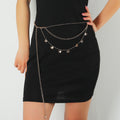 Multi Layer Belly Body Chain Bikini Metal butterfly Body Waist Chain -Body Jewelry- Melted Glam LLC