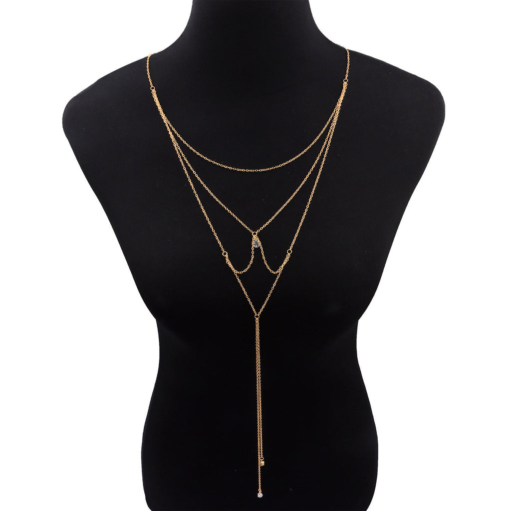Sexy Body Chain Dress Body Jewelry Multilayer Bikini Waist Chain -Body Jewelry- Melted Glam LLC