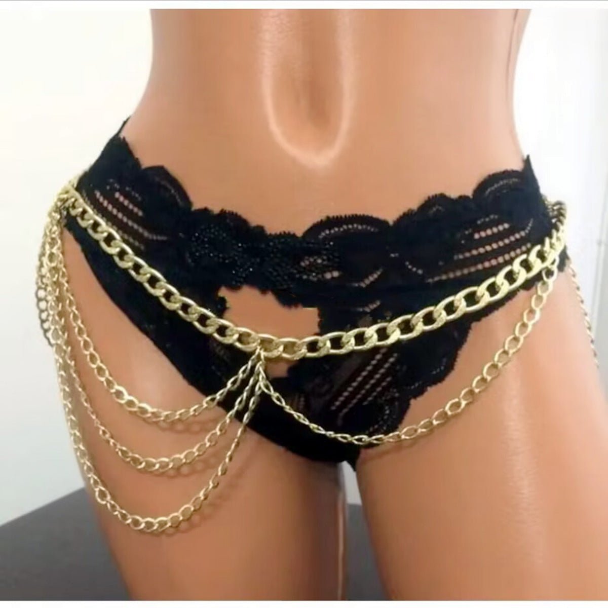 Sexy Bikini Rhinestone Body Chain -Body Jewelry- Melted Glam LLC