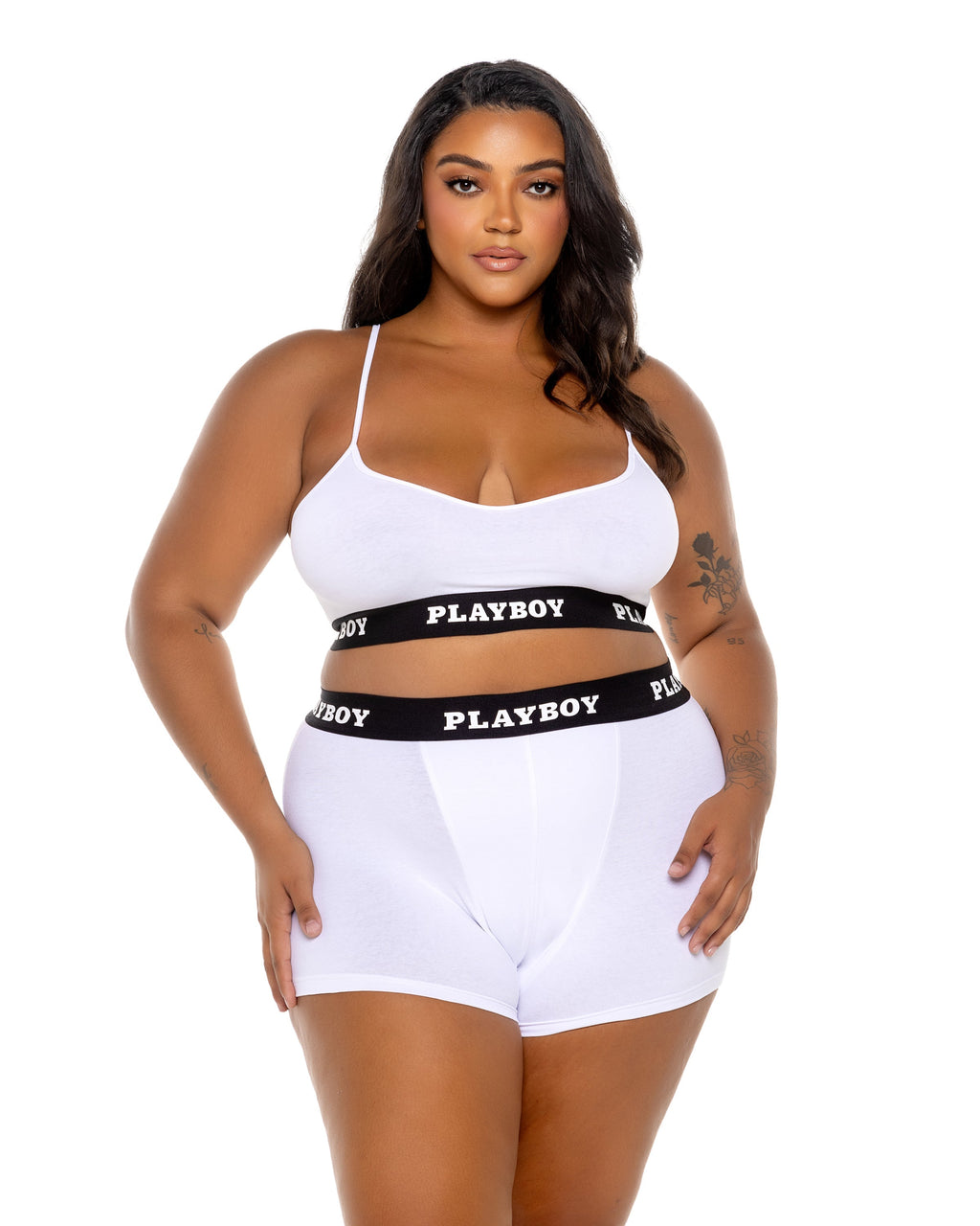 Playboy Bunny Sport Lounge Bralette 2pc Set -Lingerie- Melted Glam LLC